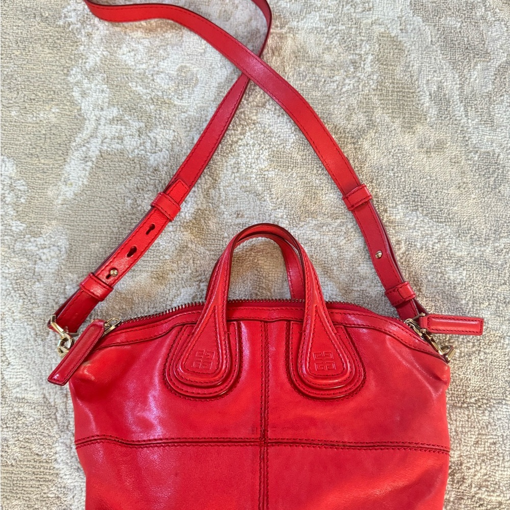 Givenchy Red Mini Nightingale Bag - Picture 5 of 10